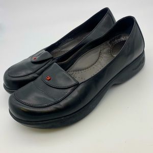 Dansko leather comfort professional clogs flats 37